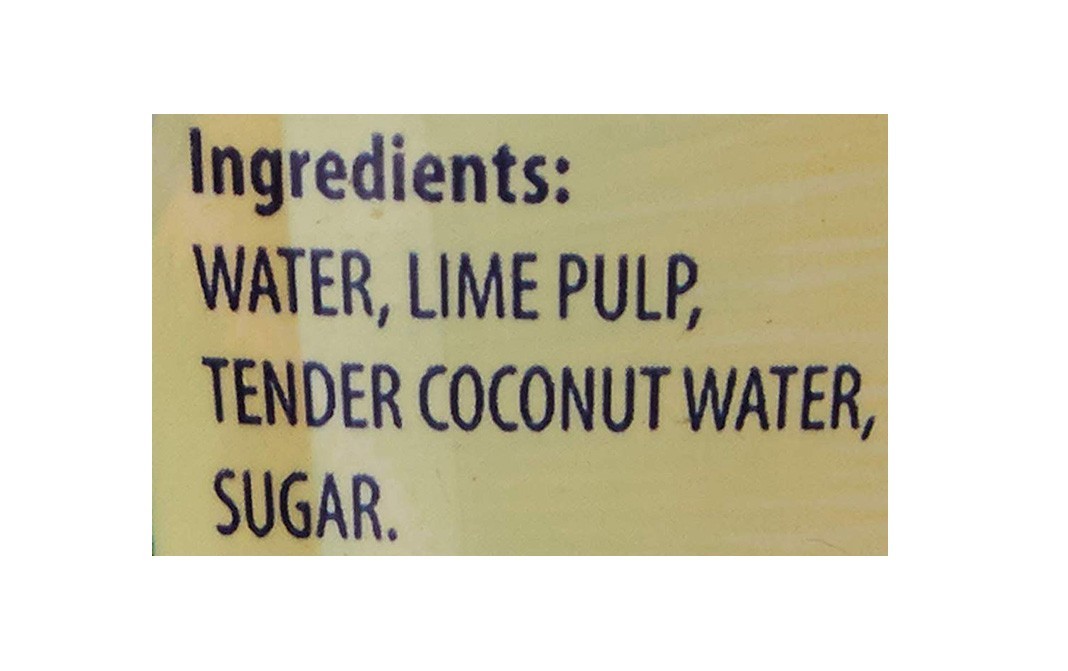 Cocojal Lime Tender Coconut Water    Bottle  200 millilitre